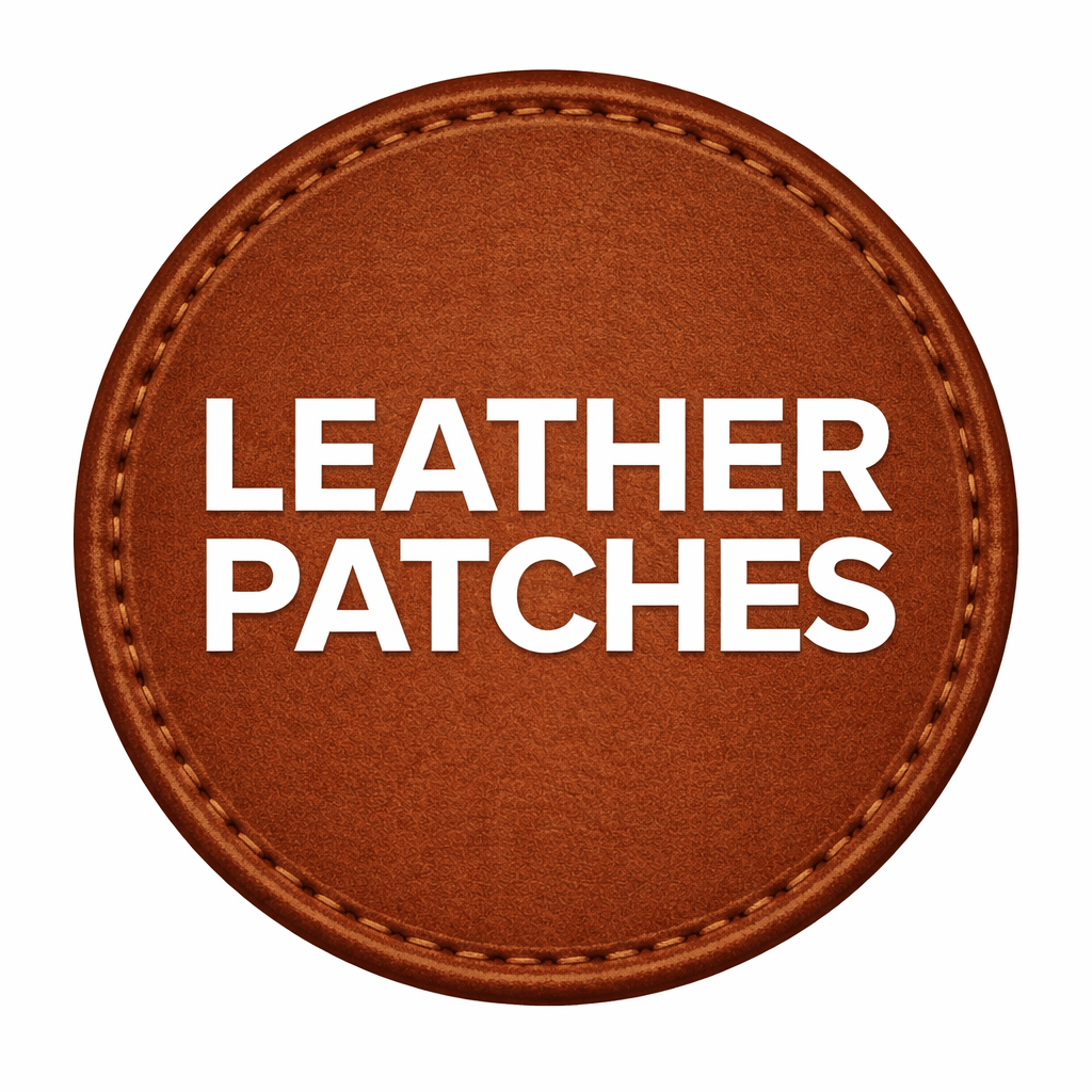 custom hat Leather patches types